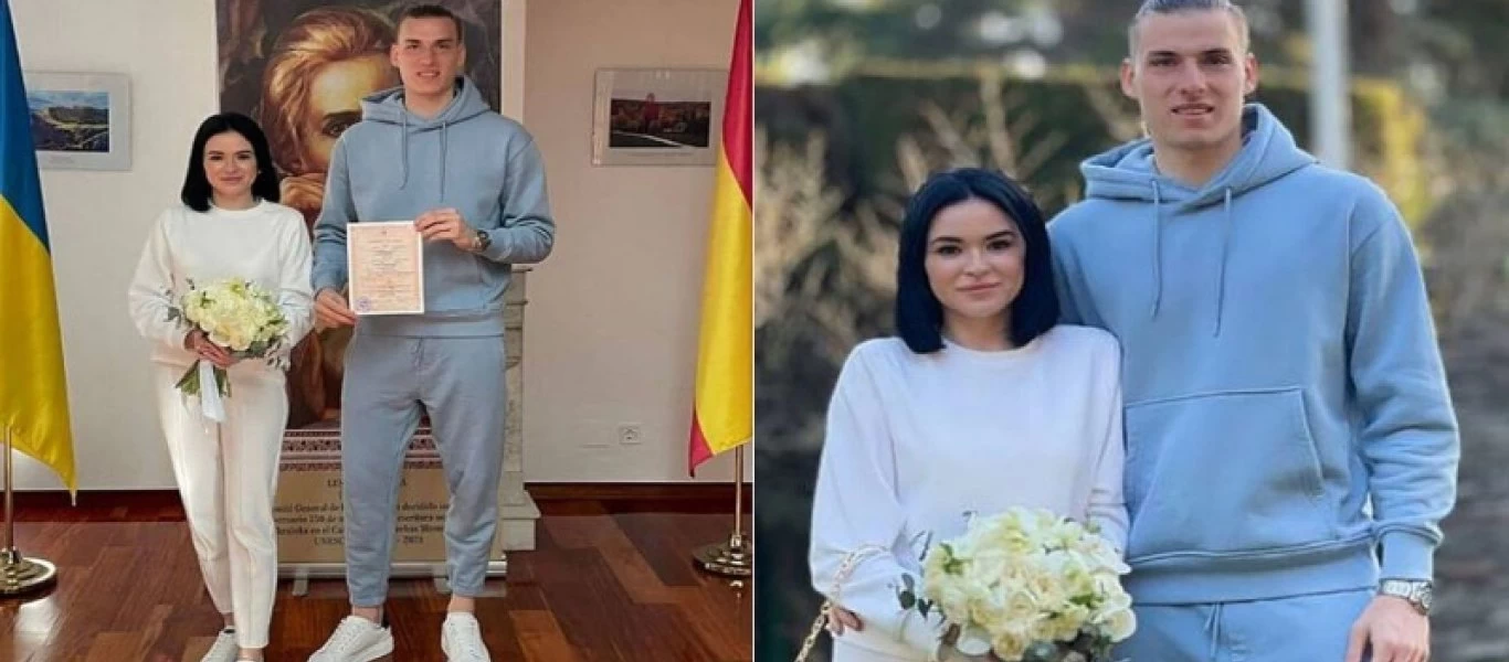 Casual γάμος με...φόρμες για ποδοσφαιριστή της Ρεάλ Μαδρίτης και για τη σύντροφο του (φωτό)